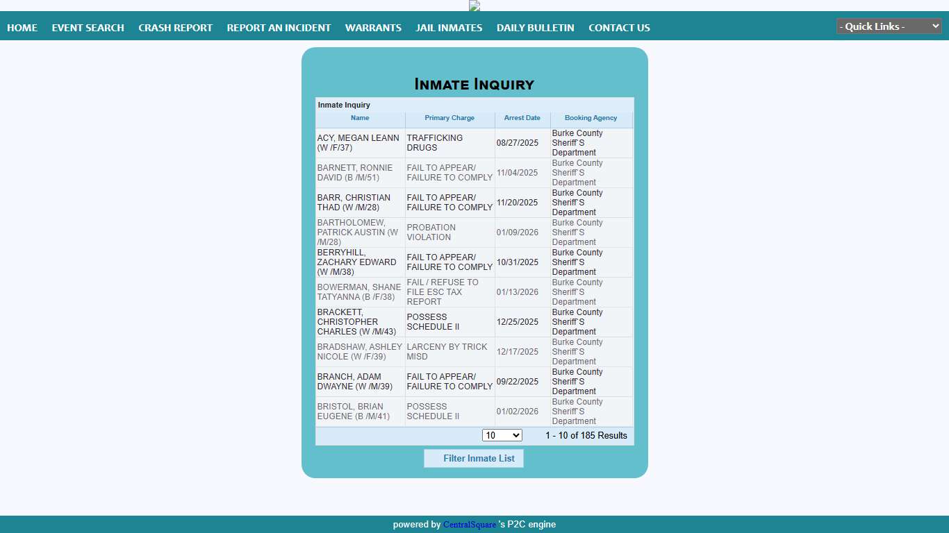 Morganton Department Public Safety P2C